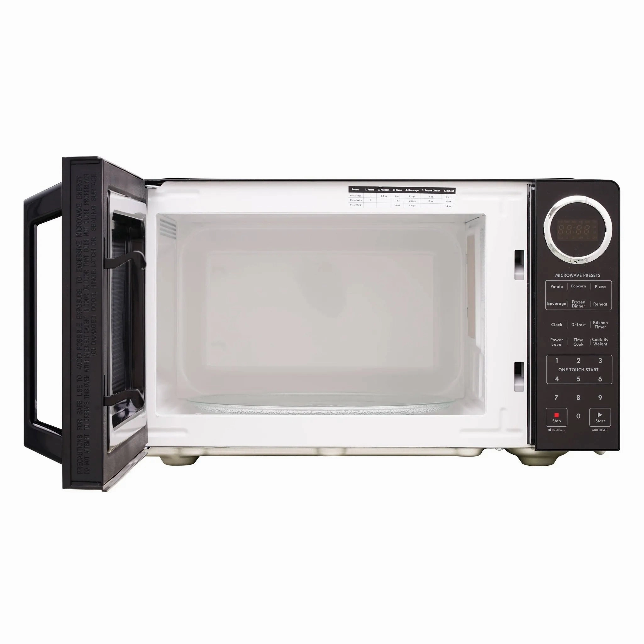 0.9 cu-ft Microwave - Black (See description)