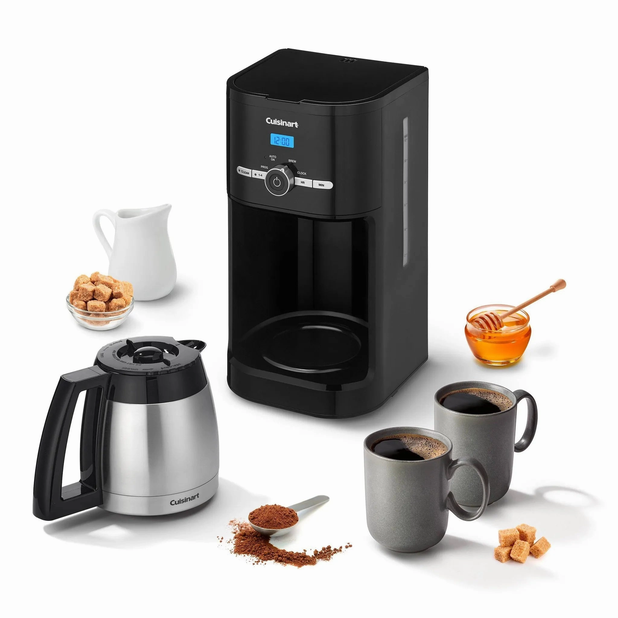 10 Cup Programmable Coffee Maker with Thermal Carafe - Stainless Steel