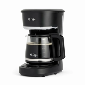 12-Cup Programmable Coffee Maker Black stainless steel