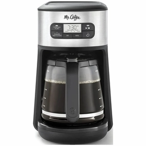 12-Cup Programmable Coffee Maker with Automatic Cleaning Cycle