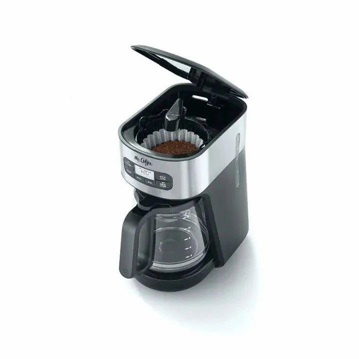12-Cup Programmable Coffee Maker with Automatic Cleaning Cycle