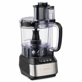 12 Cup Stack and Snap Food Processor - Black
