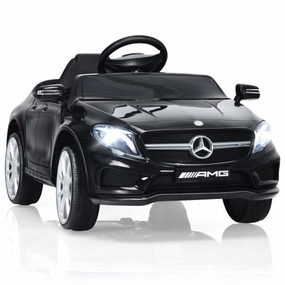 12V Electric Kids Ride on Car With Remote Control-Black