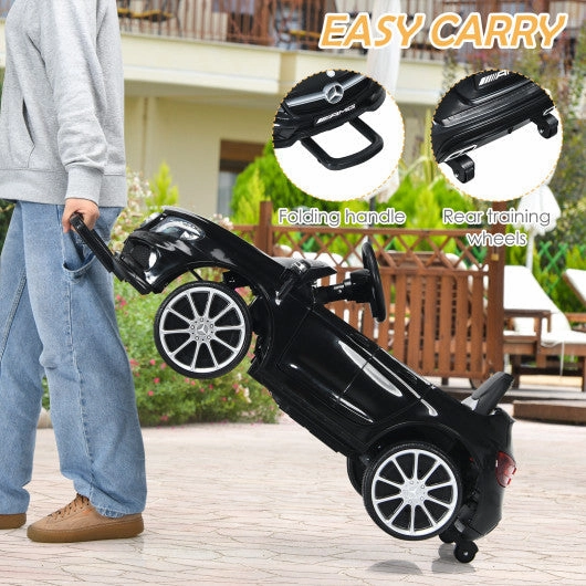 12V Electric Kids Ride on Car With Remote Control-Black