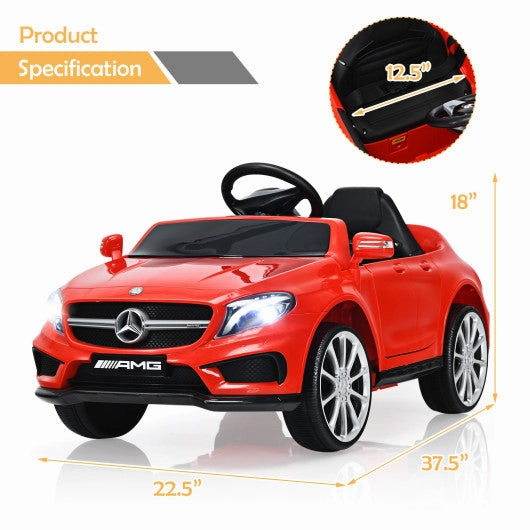 12V Electric Kids Ride on Car With Remote Control-Red