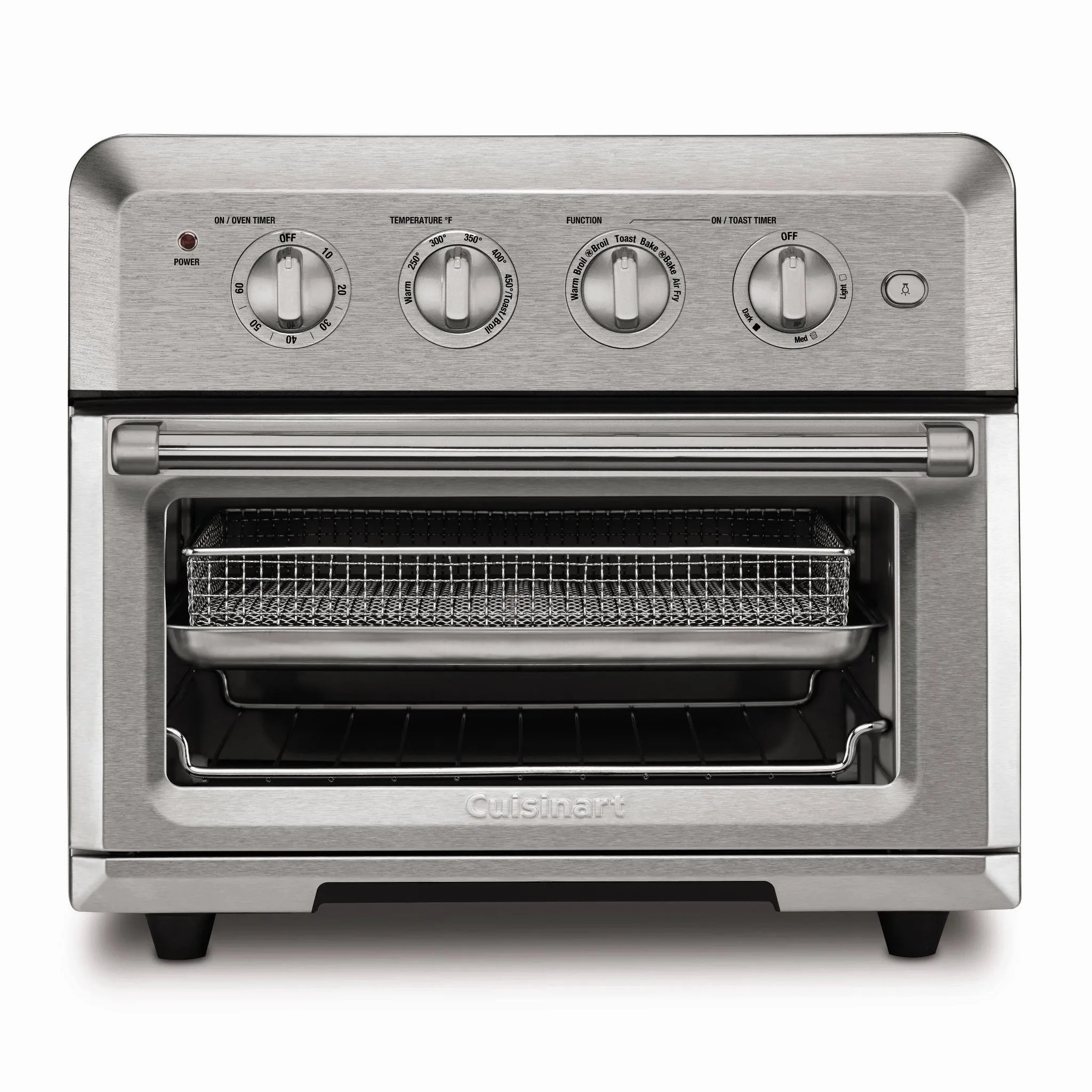 1800W Air Fryer Toaster Oven Stainless Steel Finish- TOA55