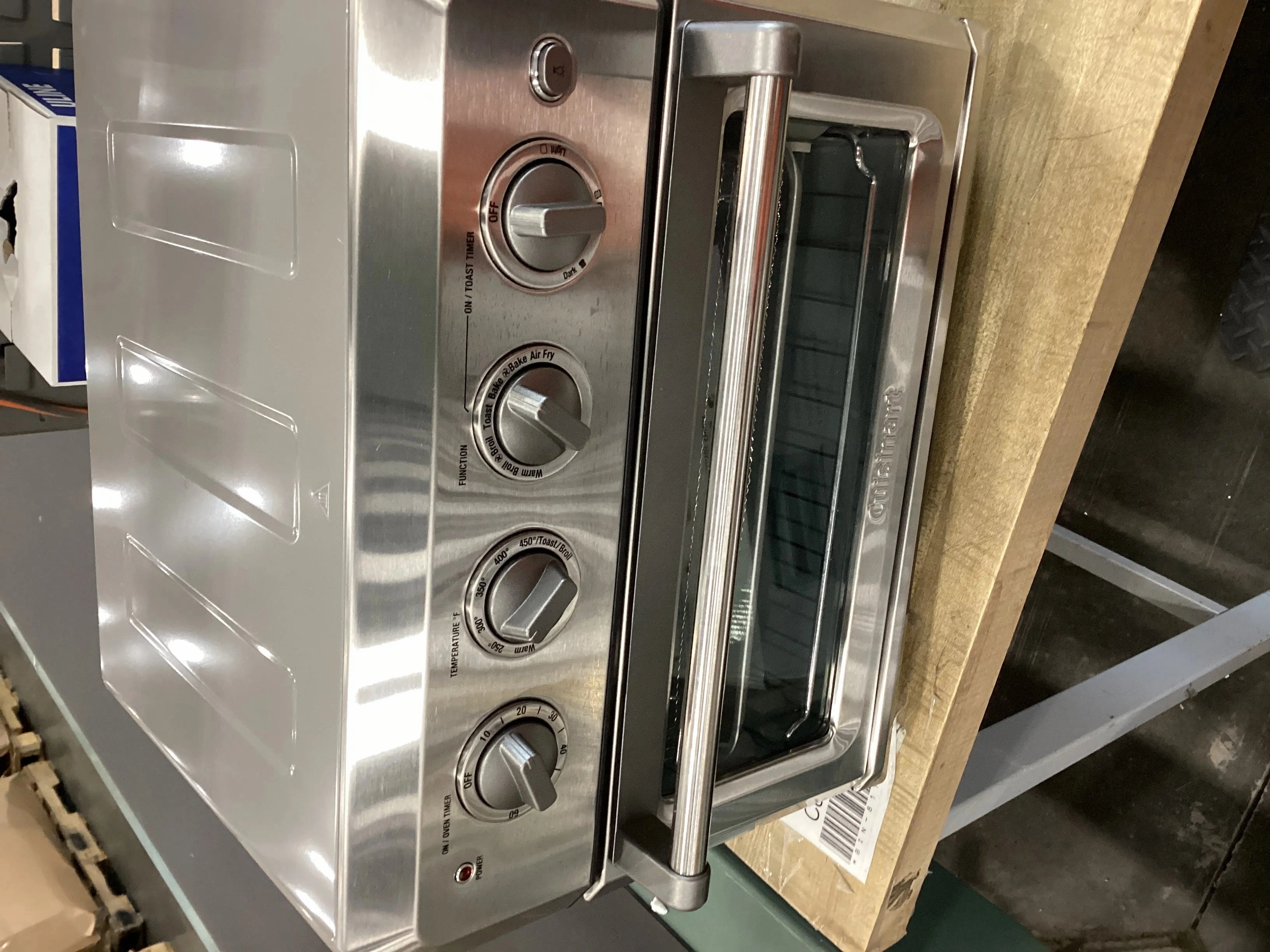 1800W Air Fryer Toaster Oven Stainless Steel Finish- TOA55
