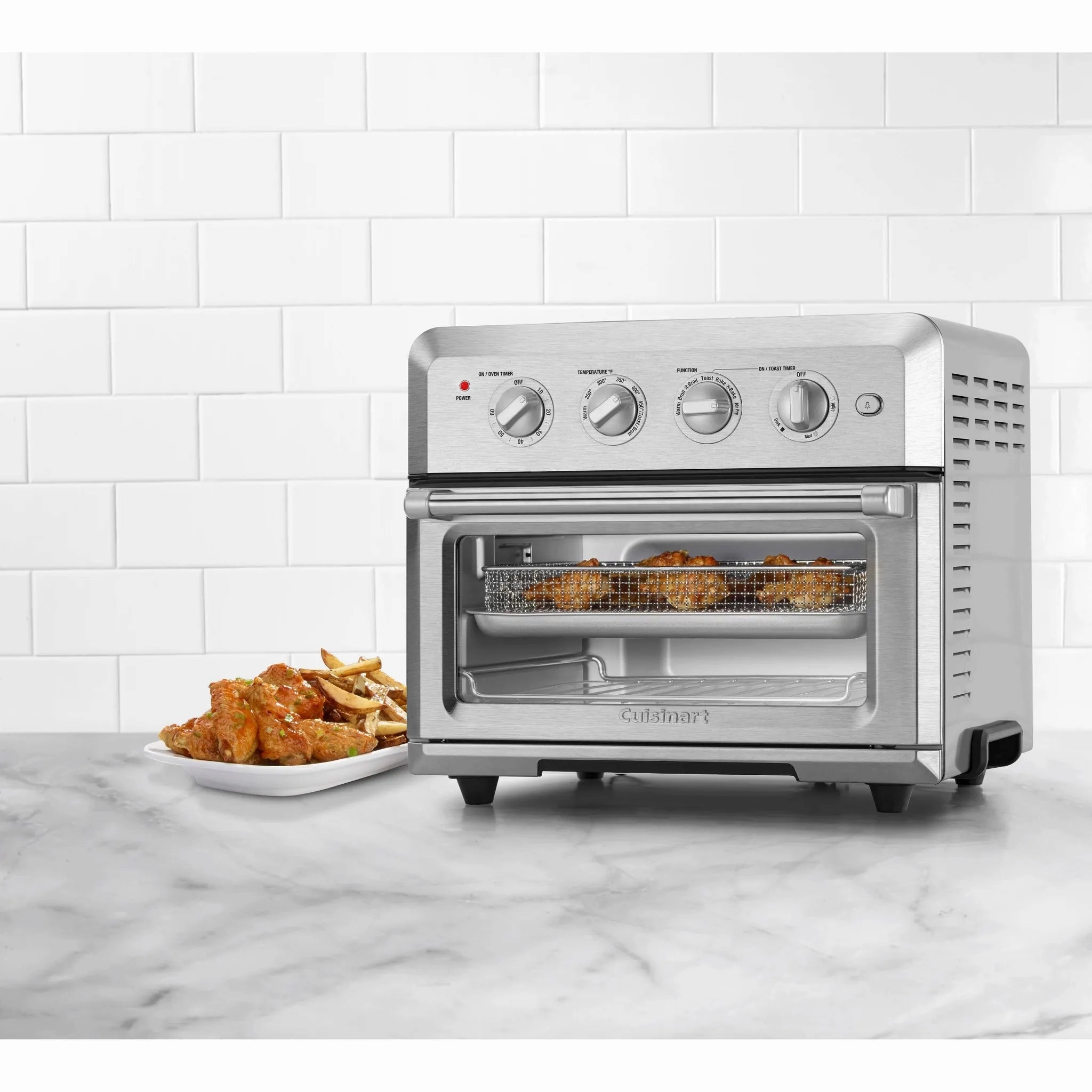 1800W Air Fryer Toaster Oven Stainless Steel Finish- TOA55