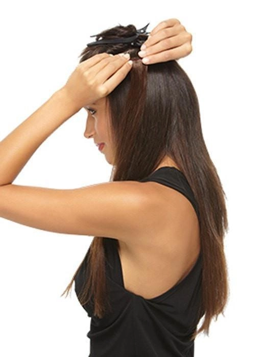 18" 8pc Wavy Extension Kit Hairpiece by Hairdo | Heat Friendly Synthetic | Clearance Sale Open Box (Unworn - Like New)