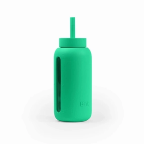 27oz Day Water Bottle Straw Cap Emerald