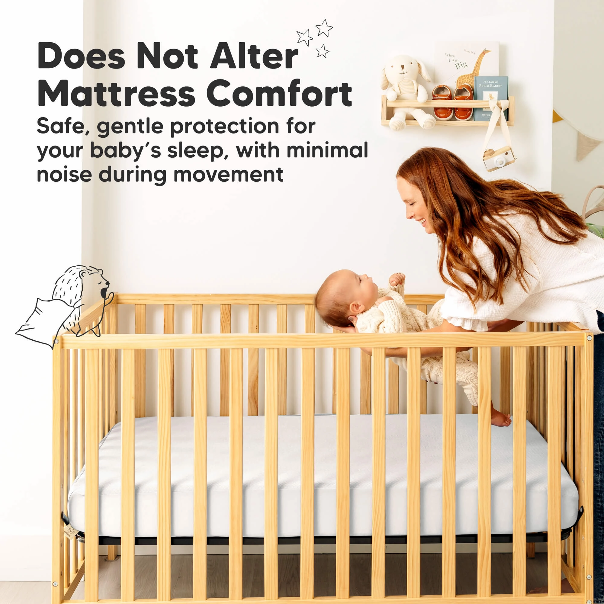 2-Pack Quin Protect  Waterproof Crib Mattress Protector