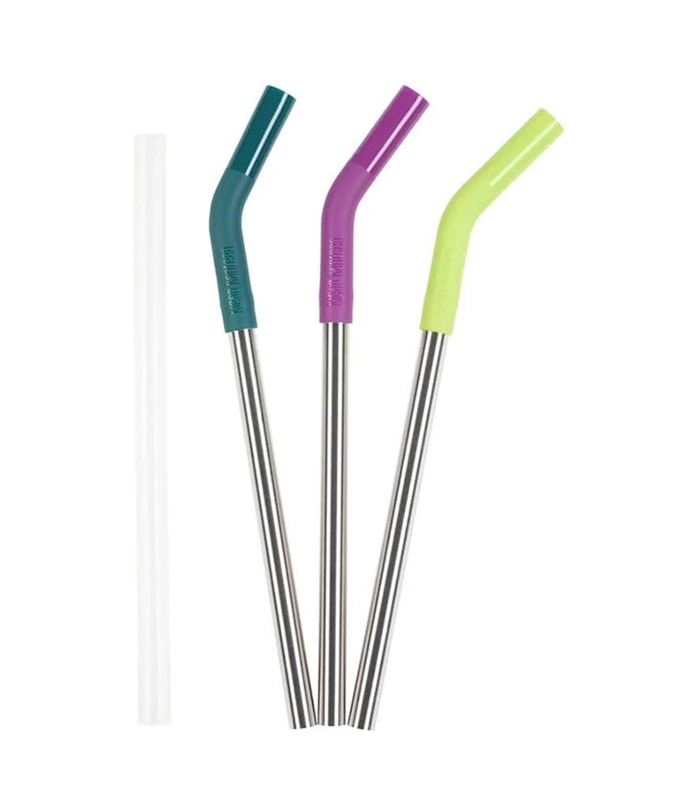 3 Pack Steel Straws 10mm