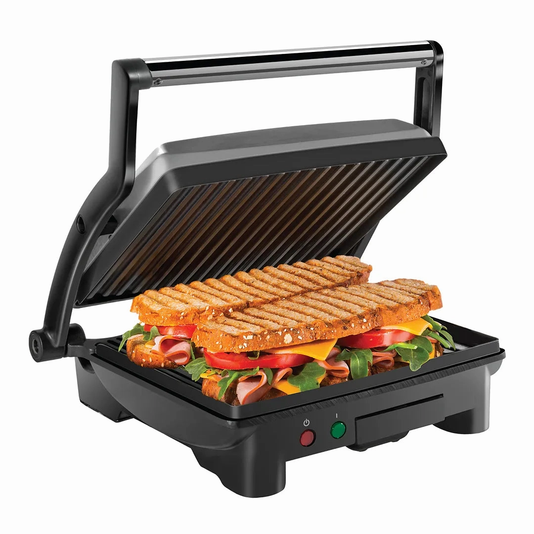3-in-1 Nonstick Electric Panini Press & Grill