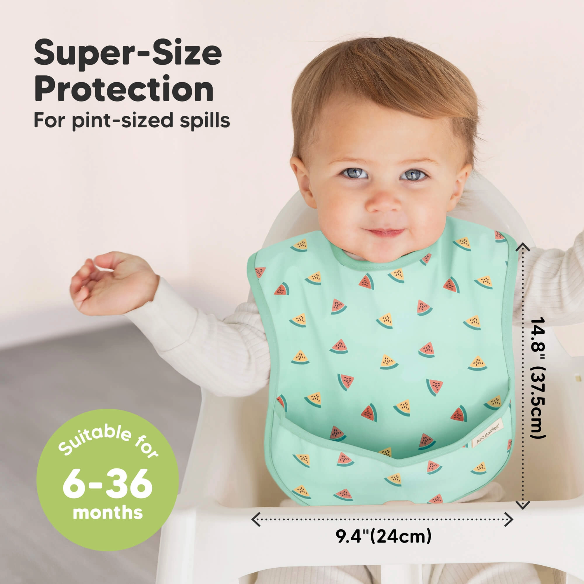 3-Pack Presto Waterproof Bibs (Beach Day)