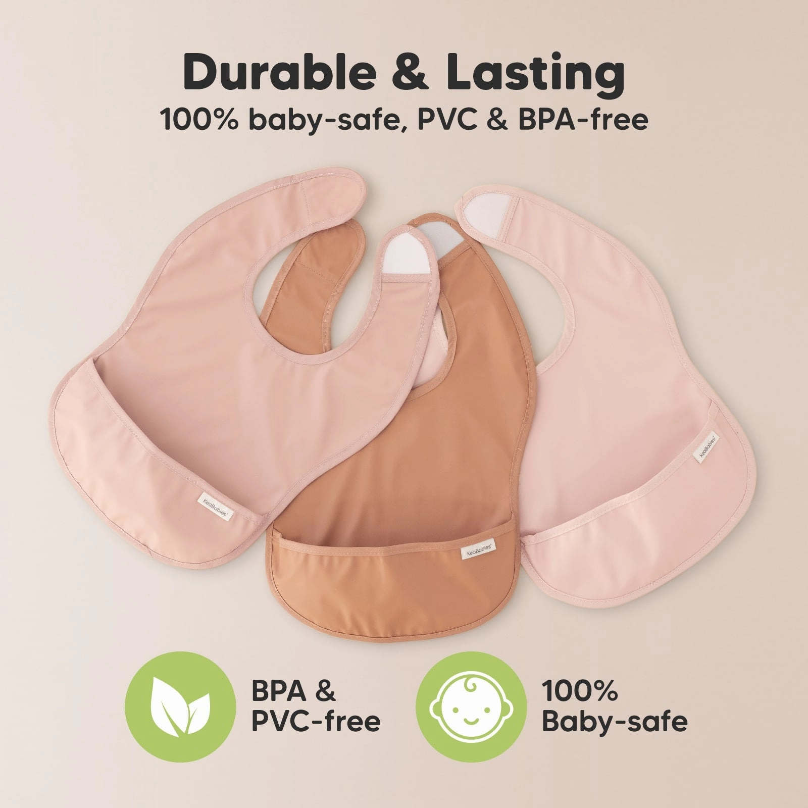 3-Pack Presto Waterproof Bibs (Mellow)