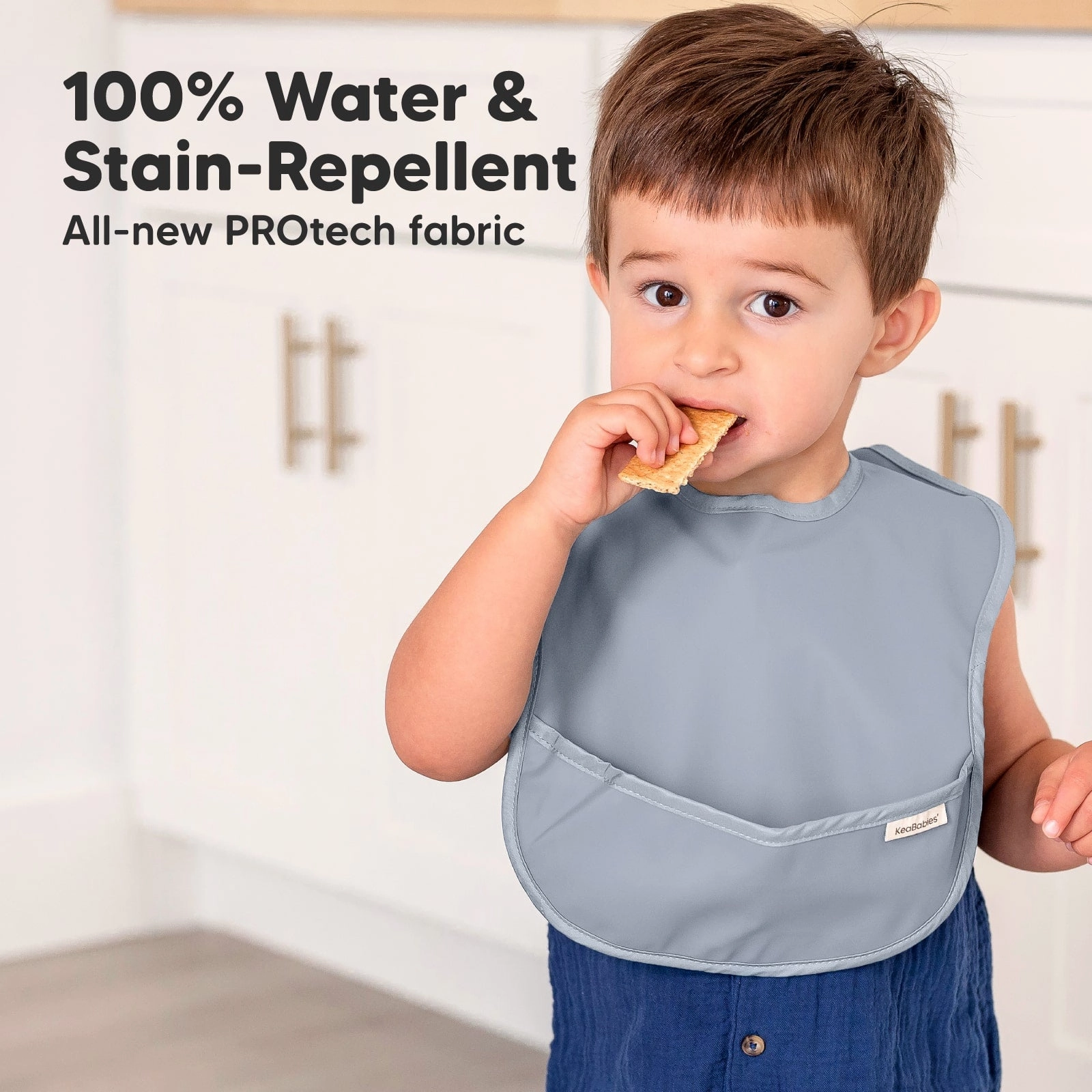 3-Pack Presto Waterproof Bibs (Slate)