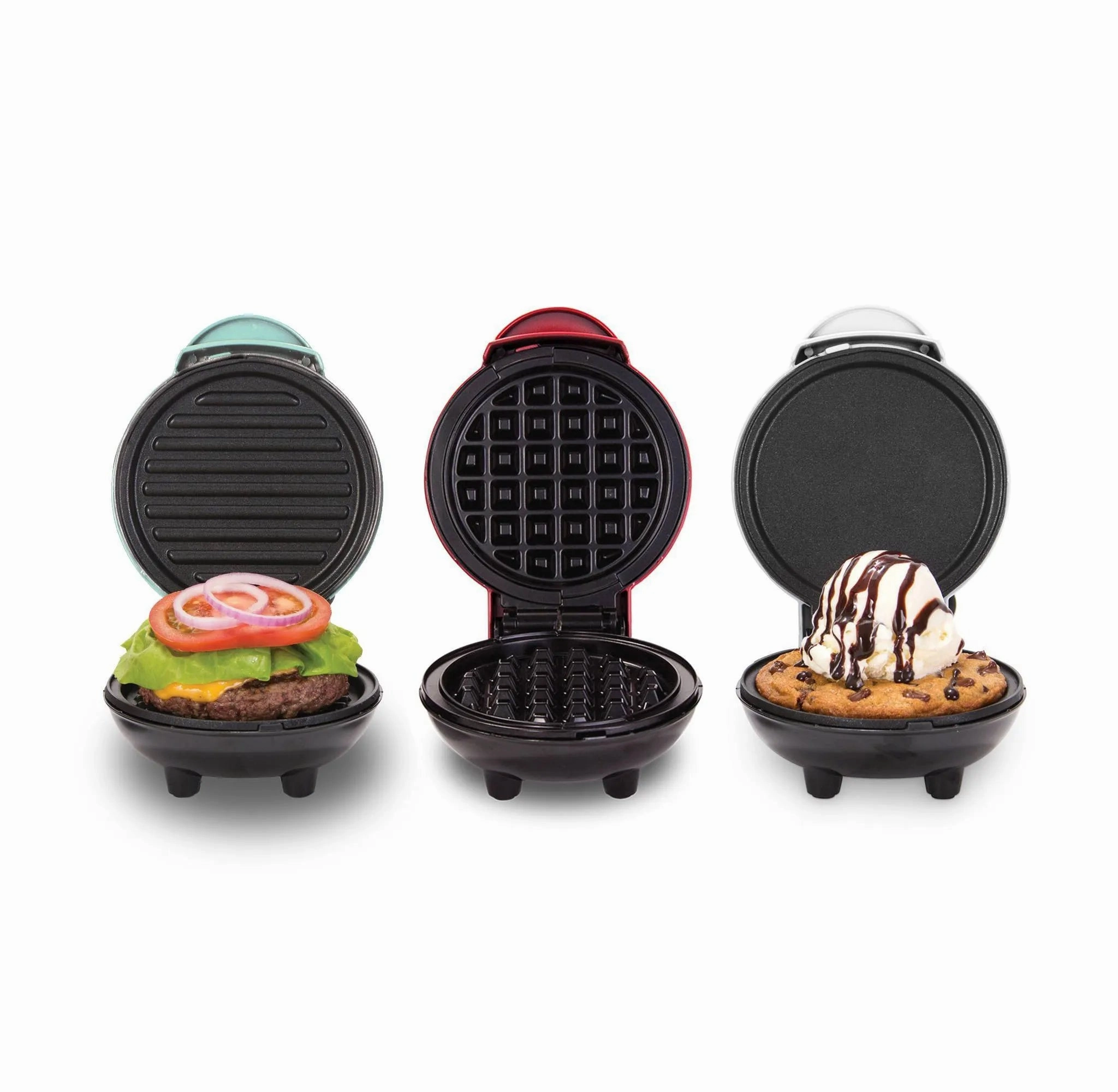 3 Piece Mini set- Griddle, Grill and Waffle Maker