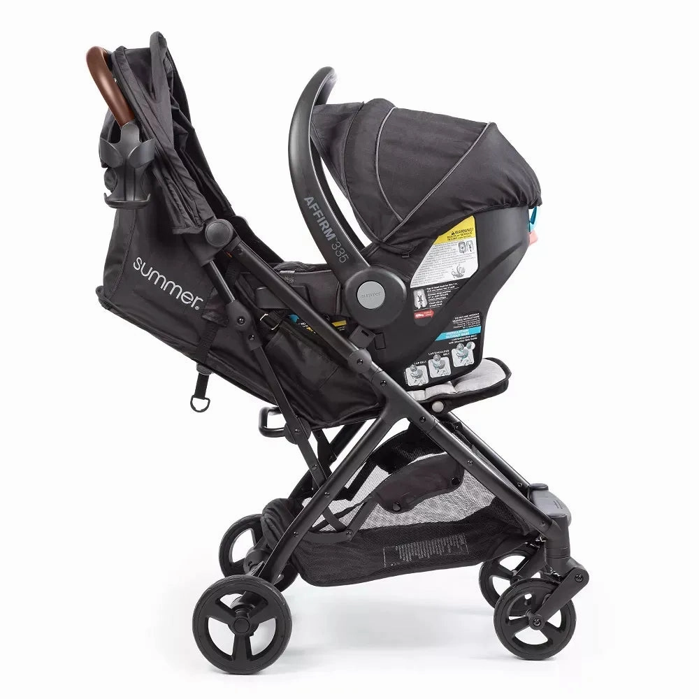 3D Quick Close CS  Standard Stroller Black