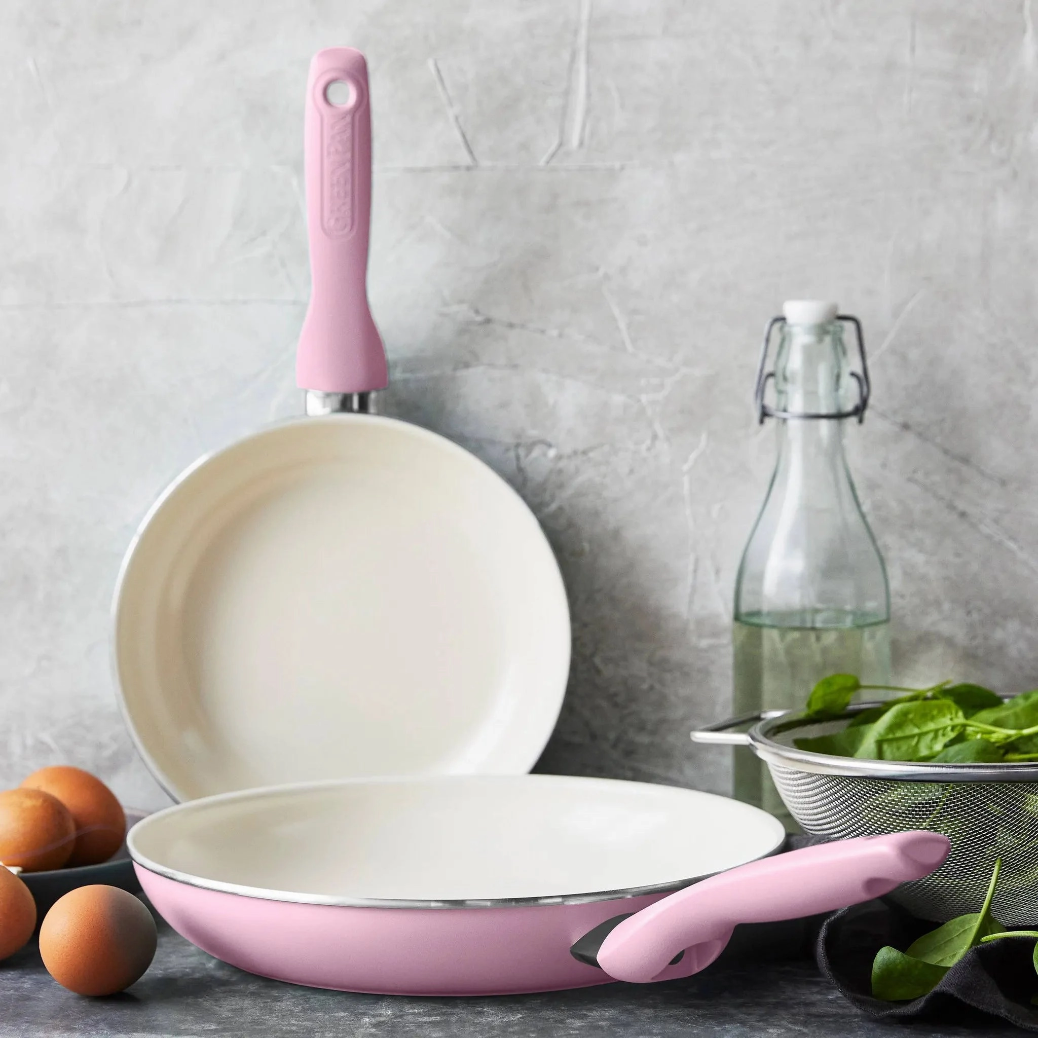 3pk (7", 9.5" & 11") Ceramic Nonstick Frypan Set (See Description)