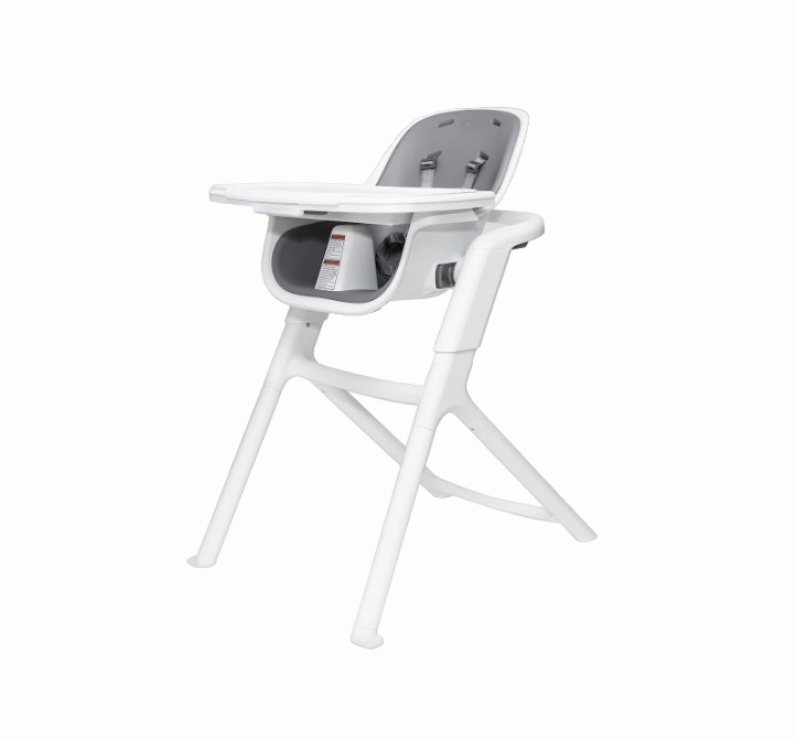 4moms Connect High Chair, White and Grey