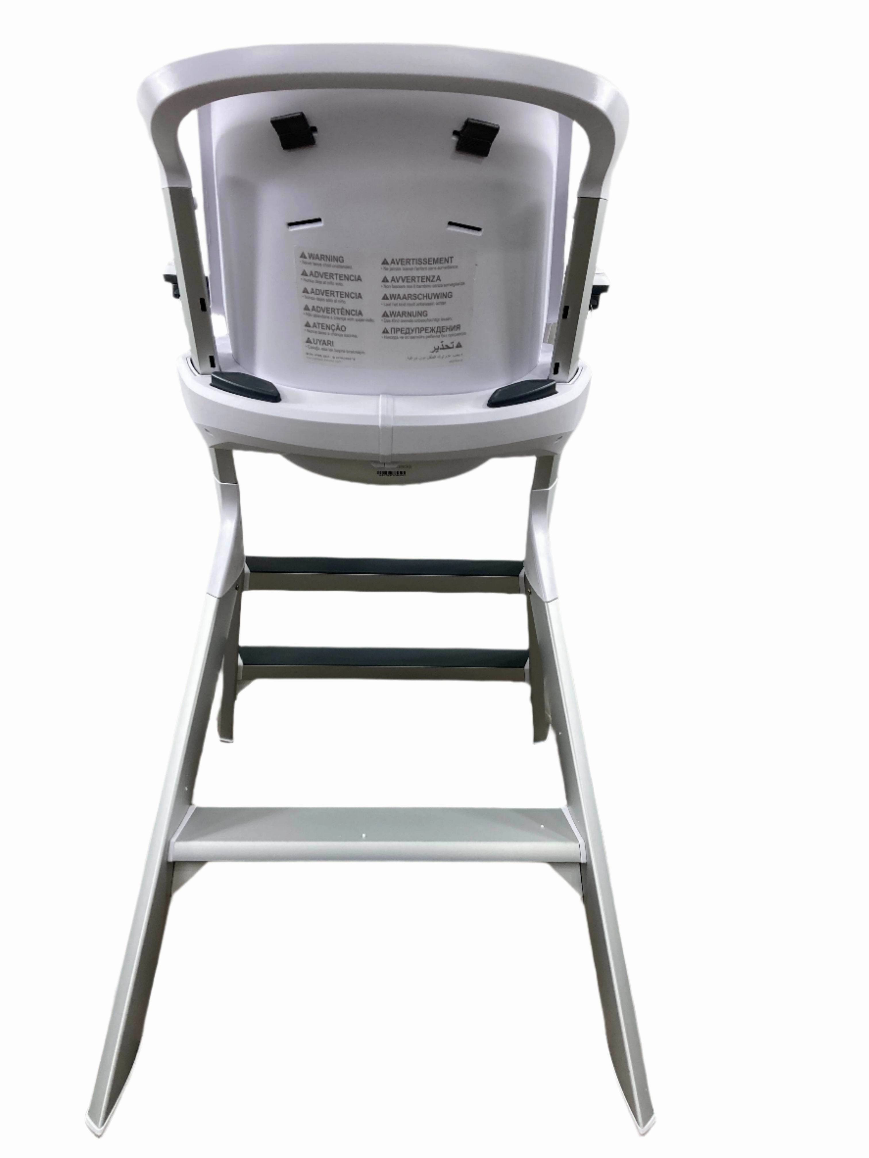 4moms High Chair, White and Grey