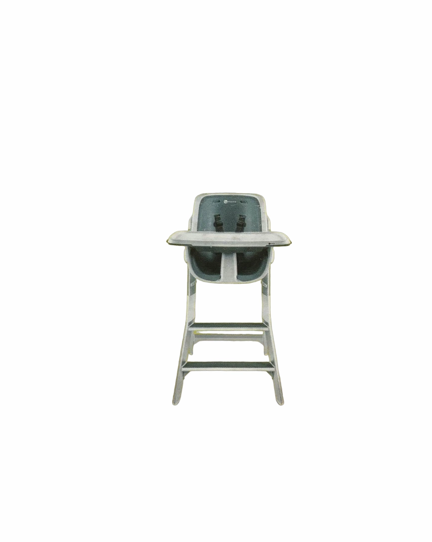 4moms High Chair, White and Grey