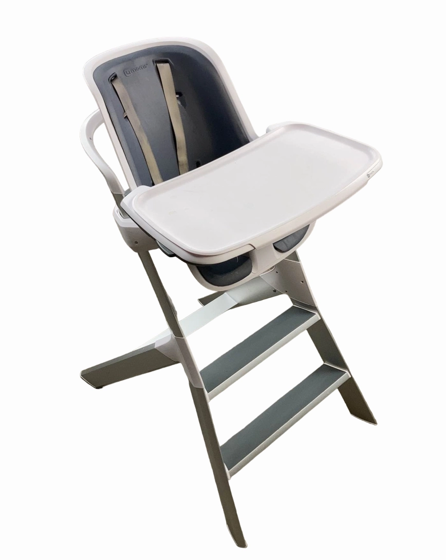 4moms High Chair, White and Grey