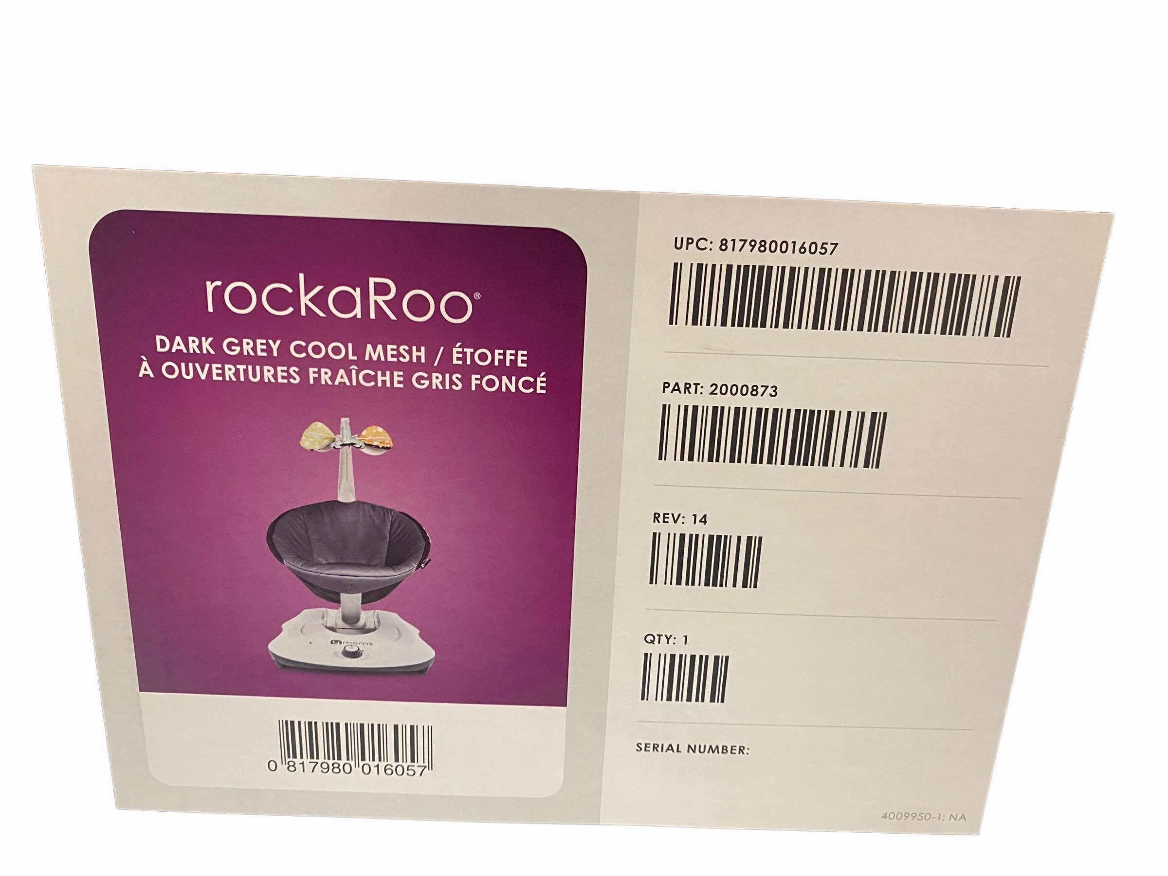 4moms RockaRoo, Dark Grey Cool Mesh