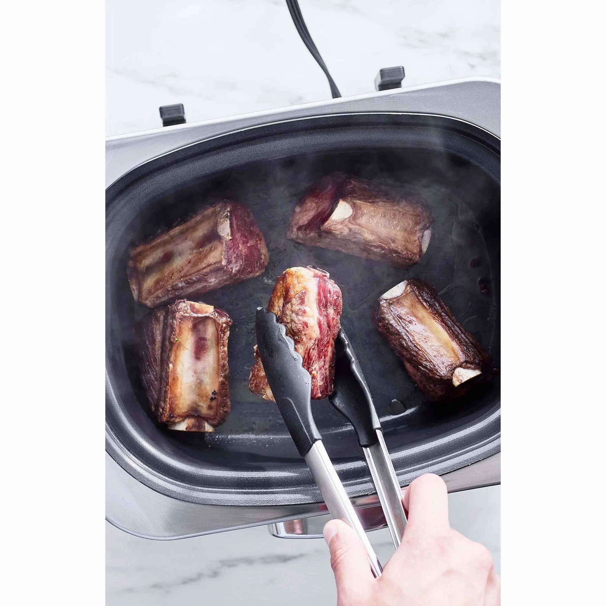 6qt Ceramic Slow Cooker - Cloud Cream