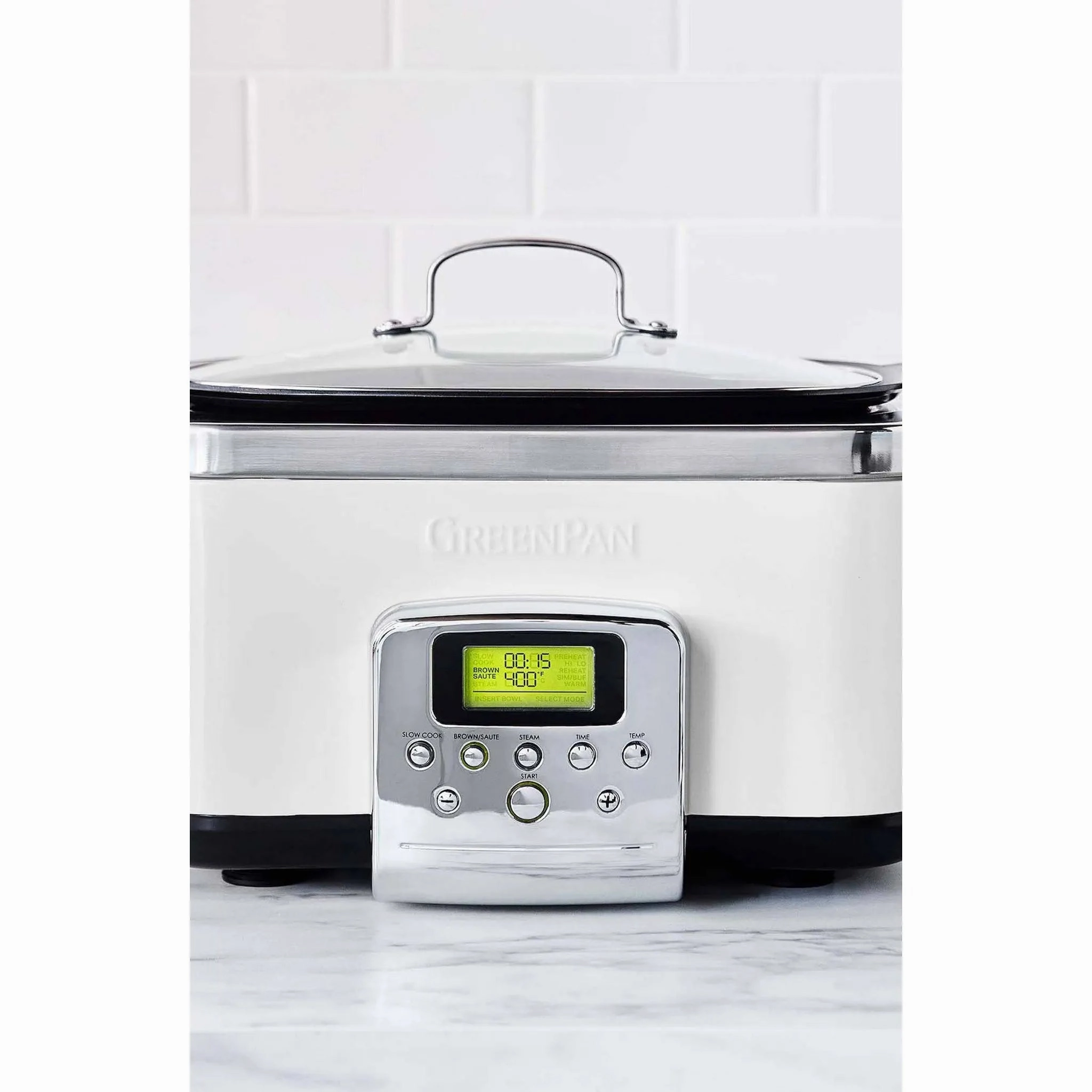 6qt Ceramic Slow Cooker - Cloud Cream