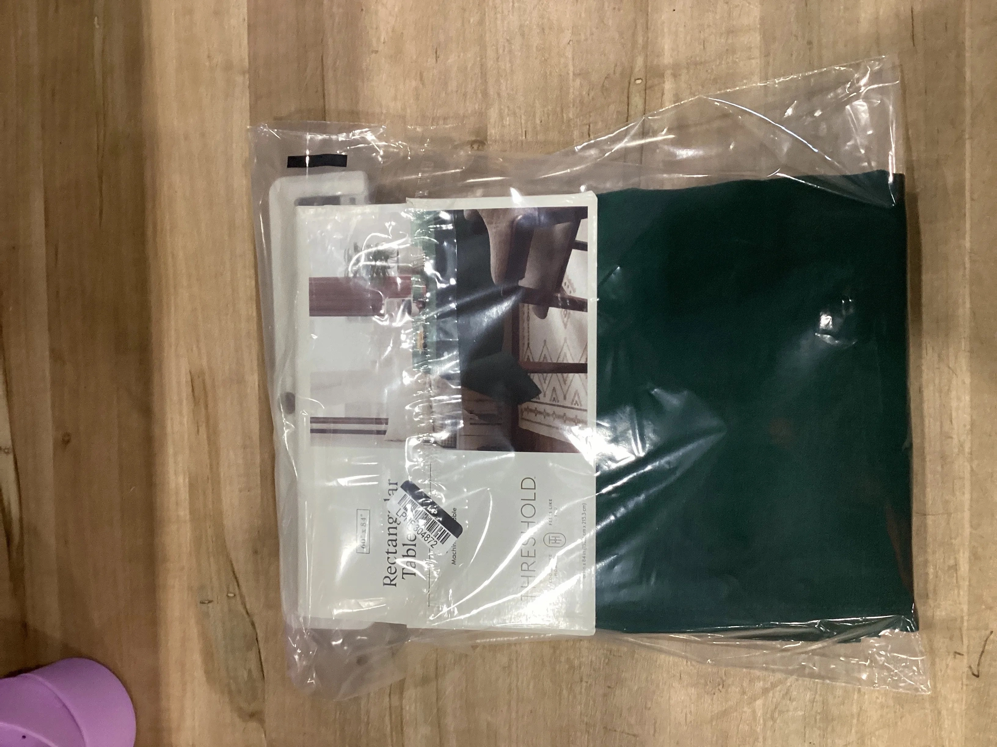 84"x60" Solid Tablecloth - Green
