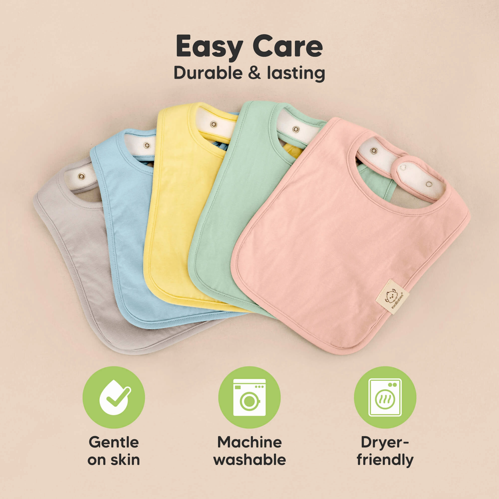 8-Pack Coast Drool Bibs (Dawn)