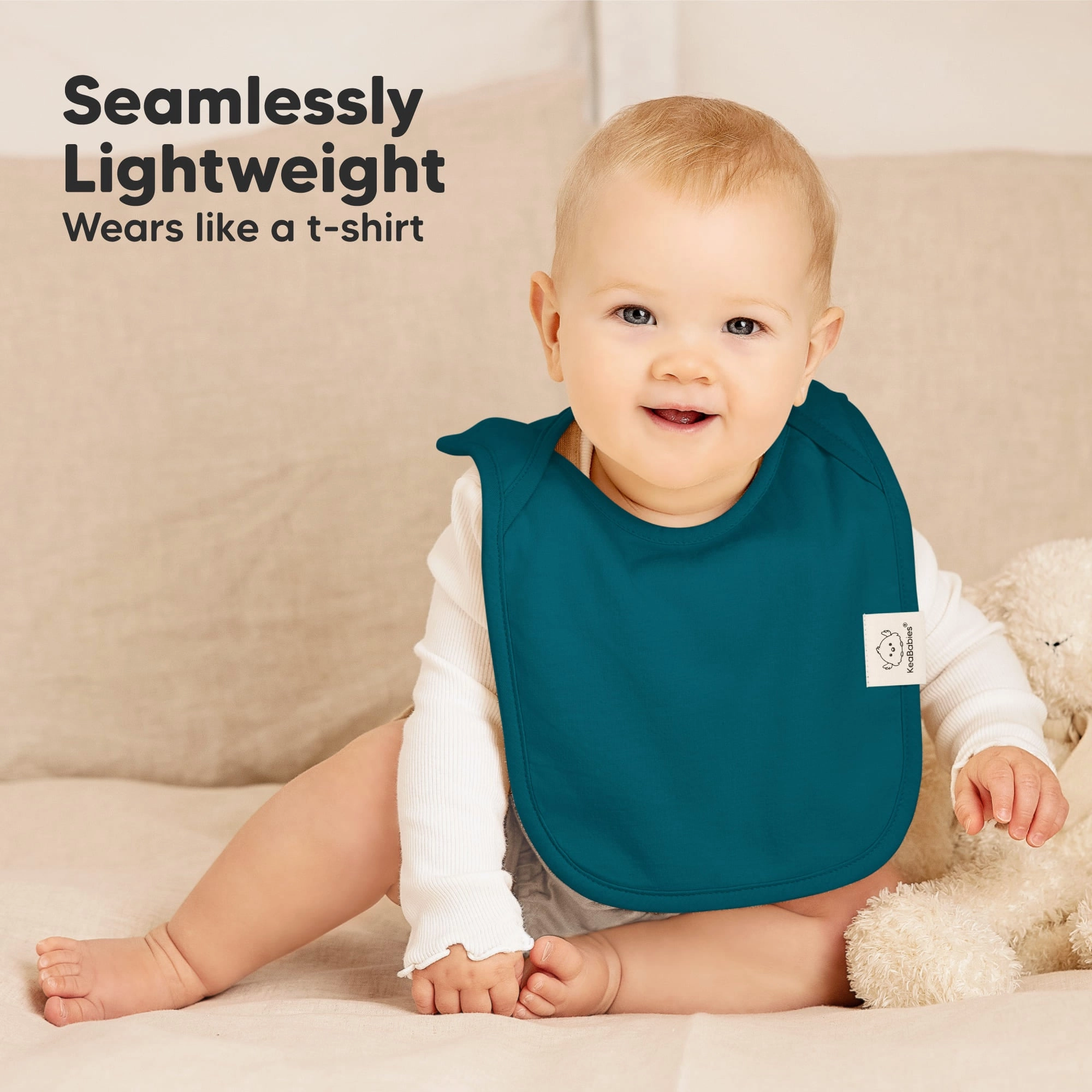8-Pack Hallo Drool Bibs (Eclipse)