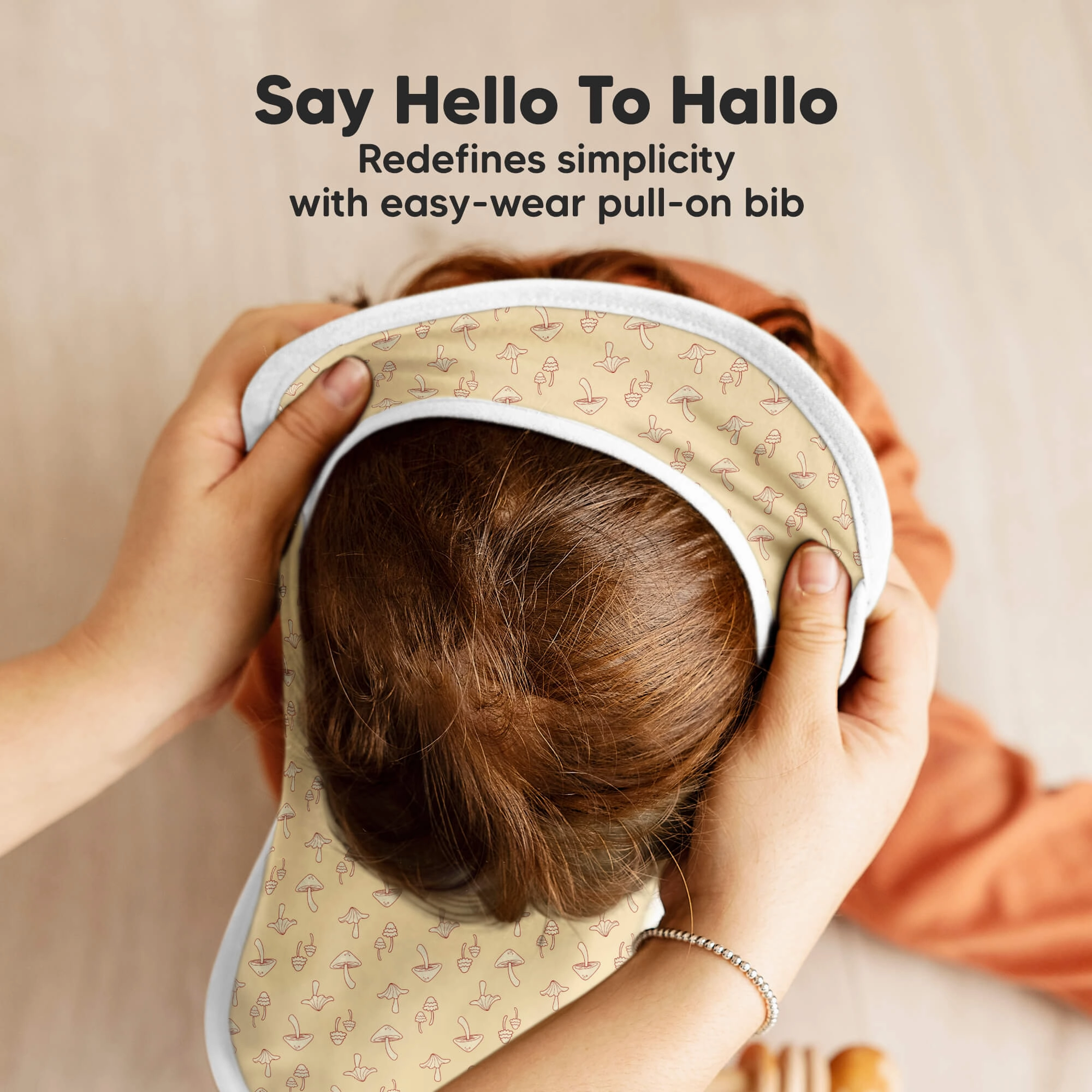8-Pack Hallo Drool Bibs (Fall Spores)