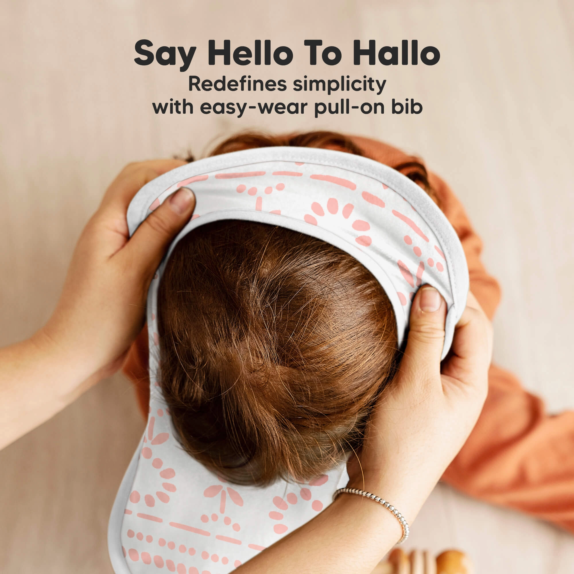 8-Pack Hallo Drool Bibs (Sweet Charm)