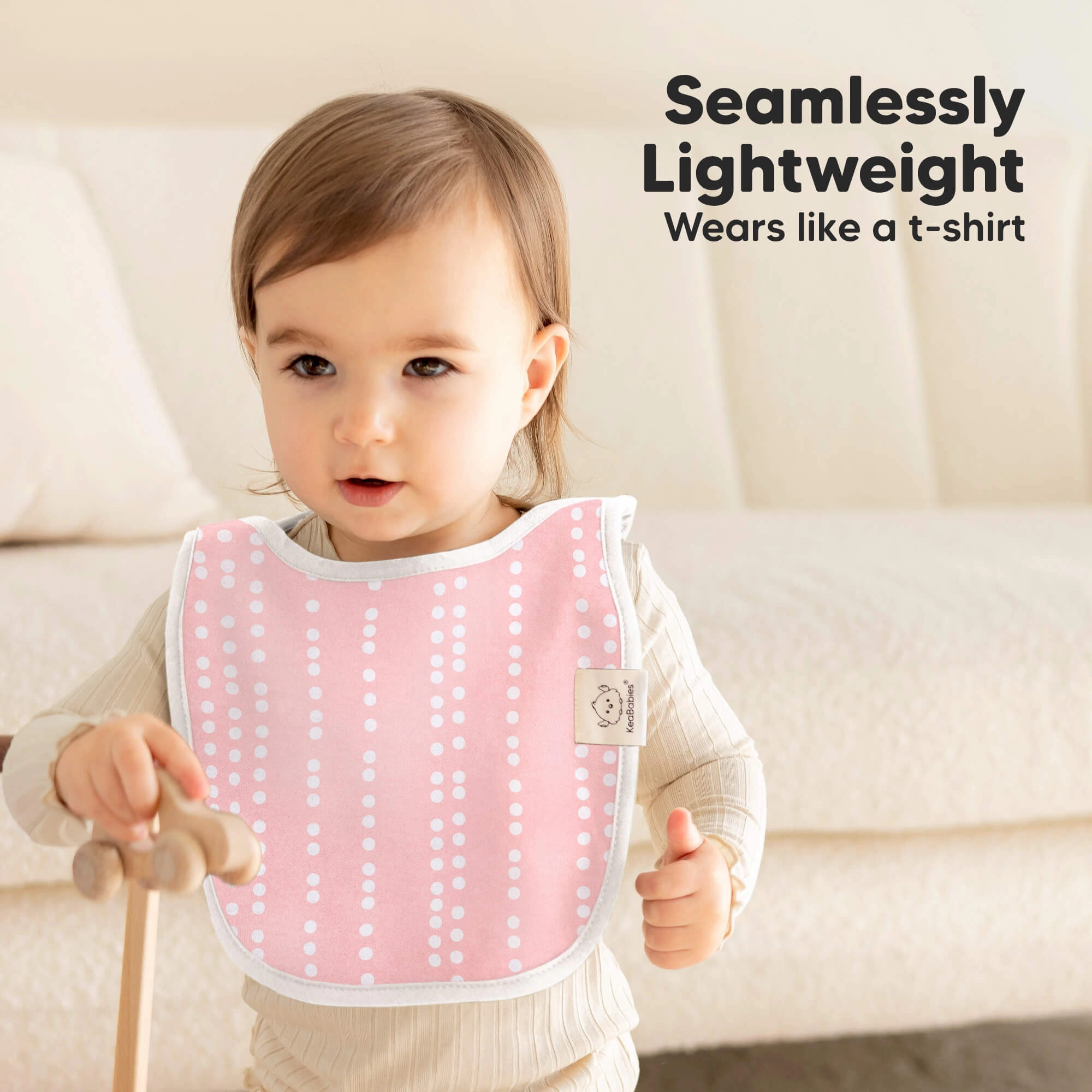 8-Pack Hallo Drool Bibs (Sweet Charm)