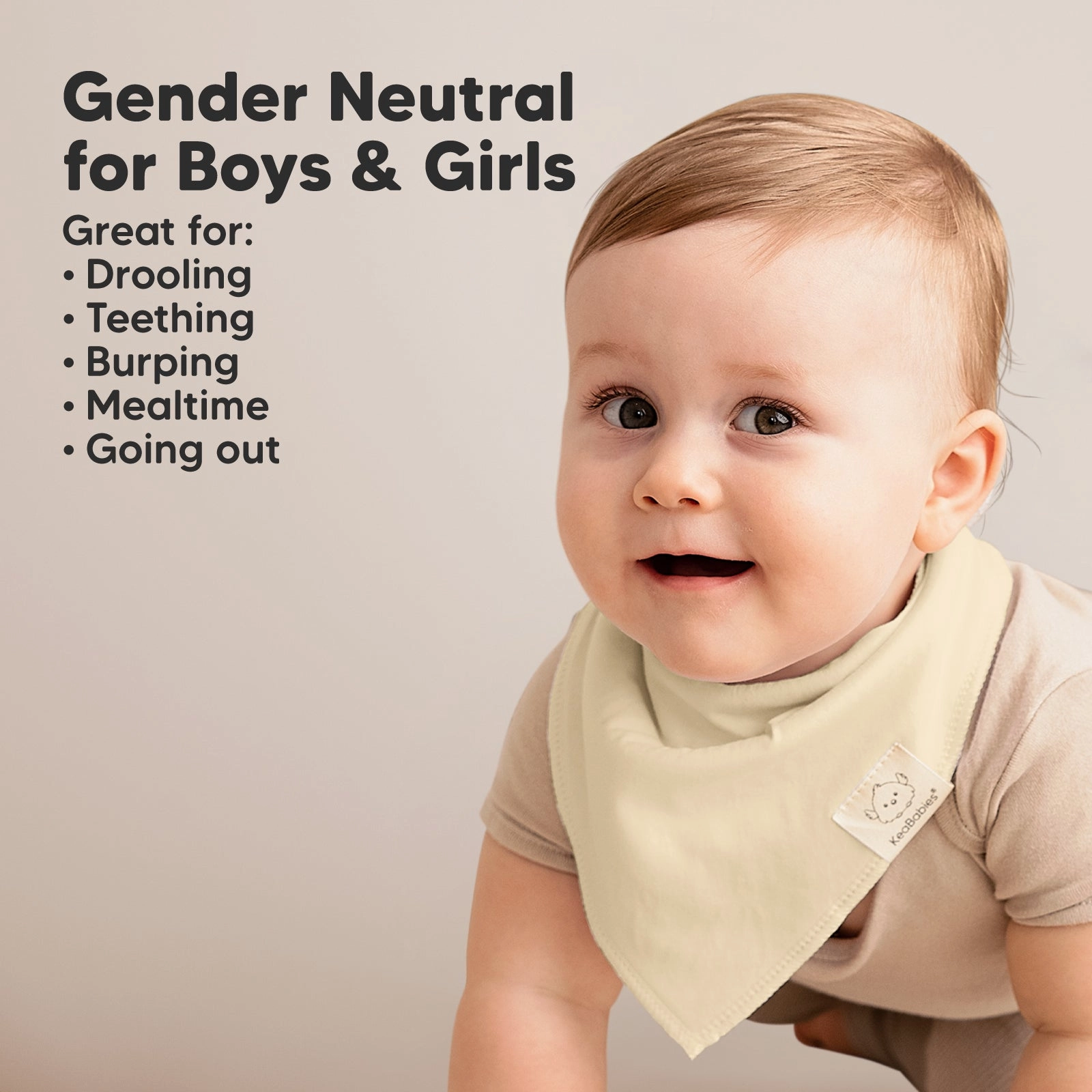 8-Pack Organic Bandana Bibs (Butterflies)