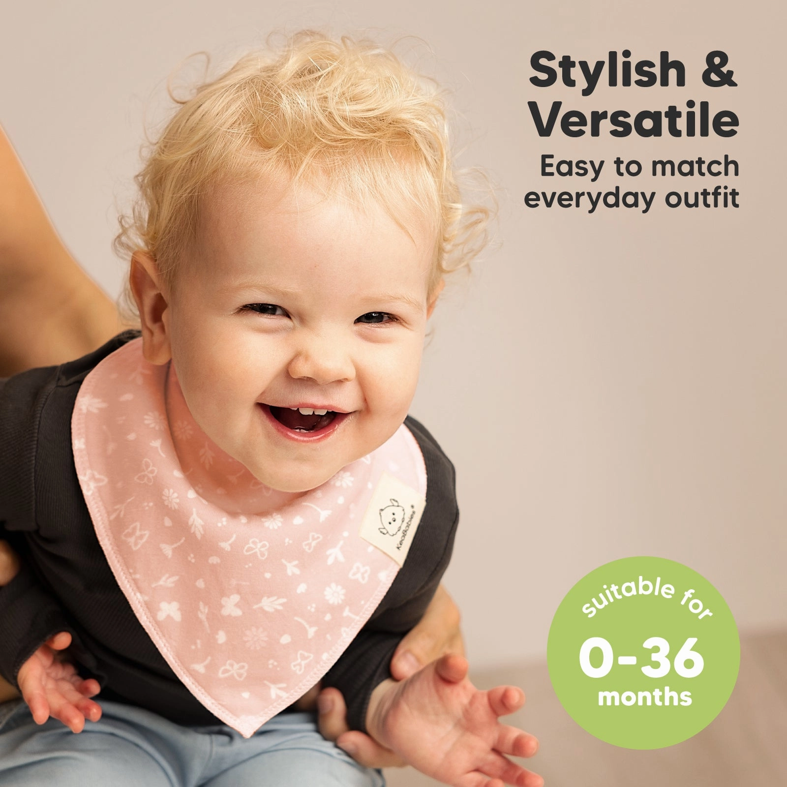 8-Pack Organic Bandana Bibs (Butterflies)