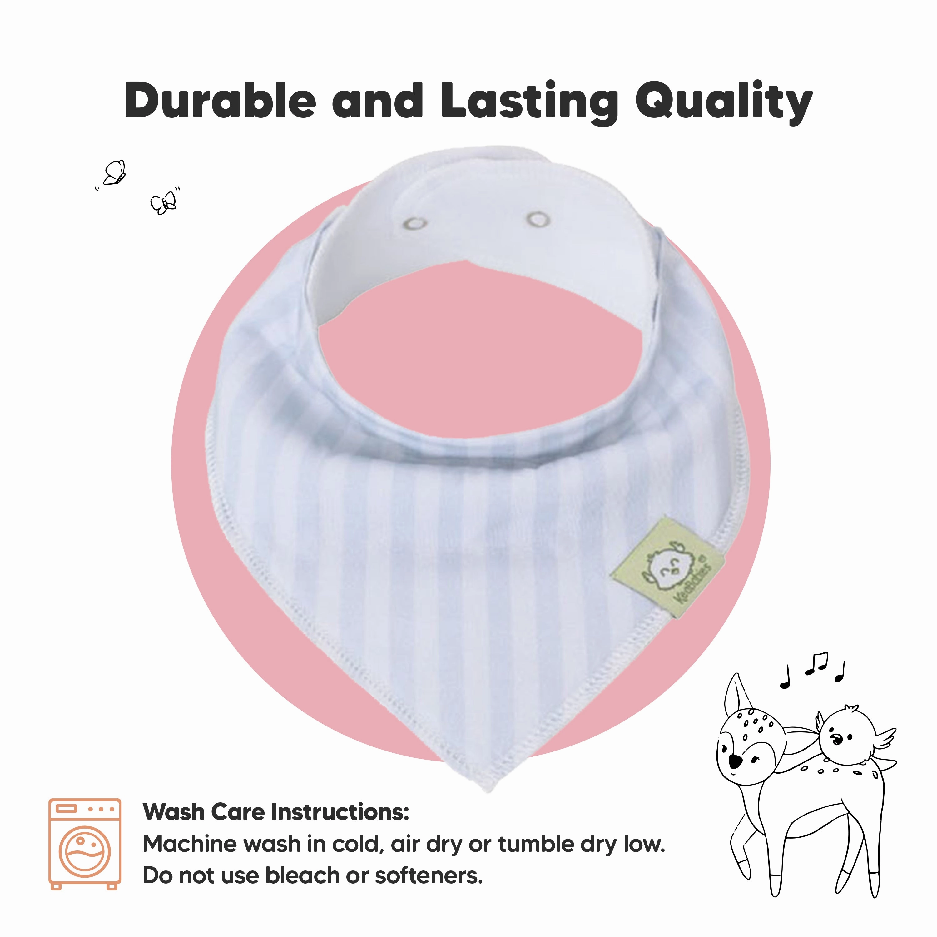 8-Pack Organic Bandana Bibs (Constellation)