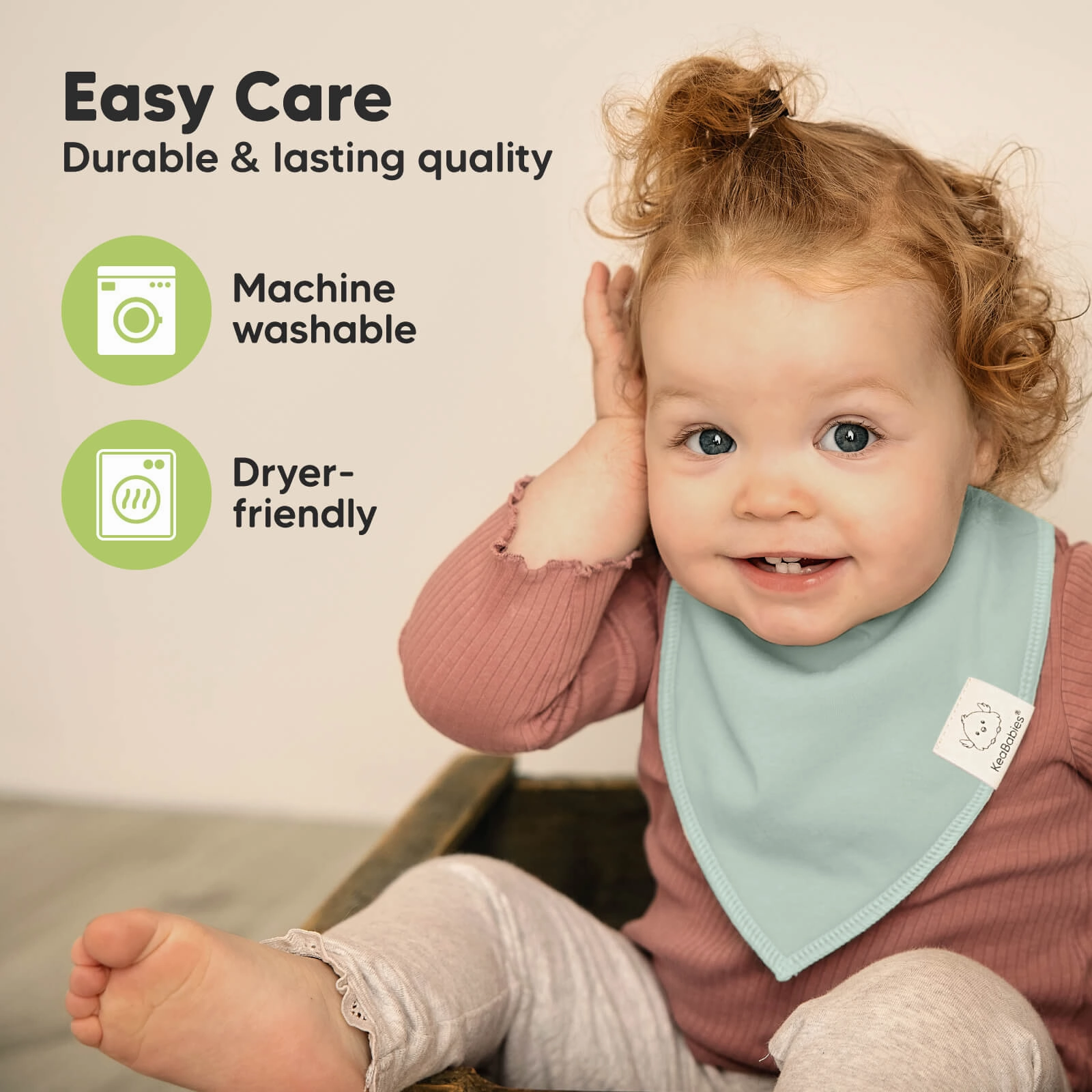8-Pack Organic Bandana Bibs (Dawn)