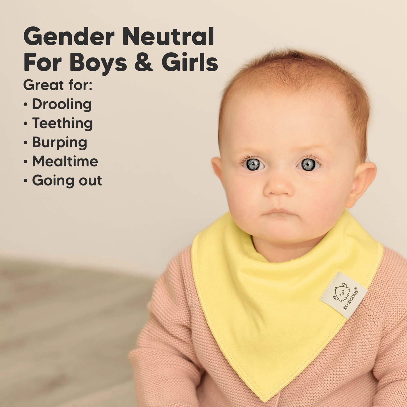 8-Pack Organic Bandana Bibs (Dawn)