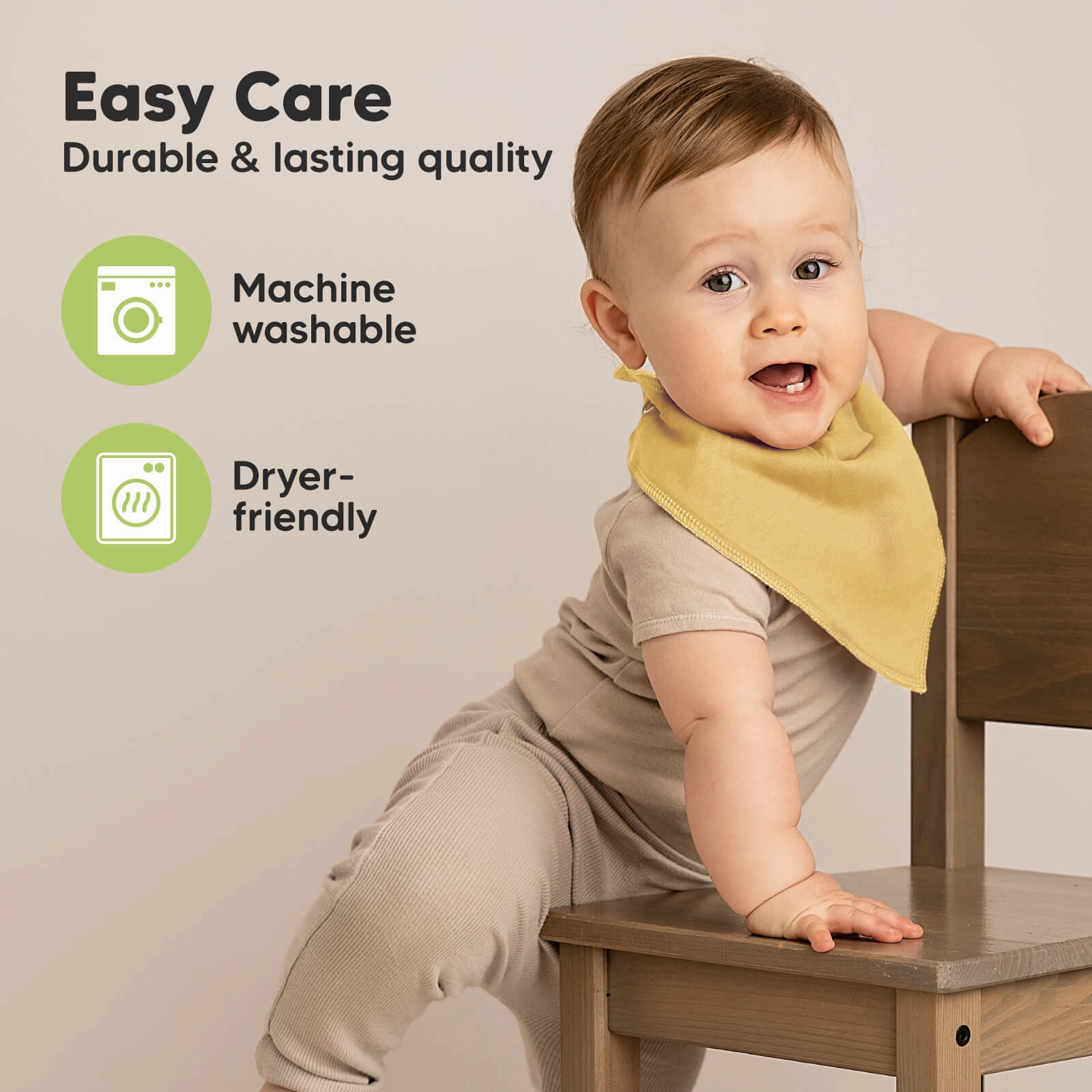 8-Pack Organic Bandana Bibs (Daybreak)