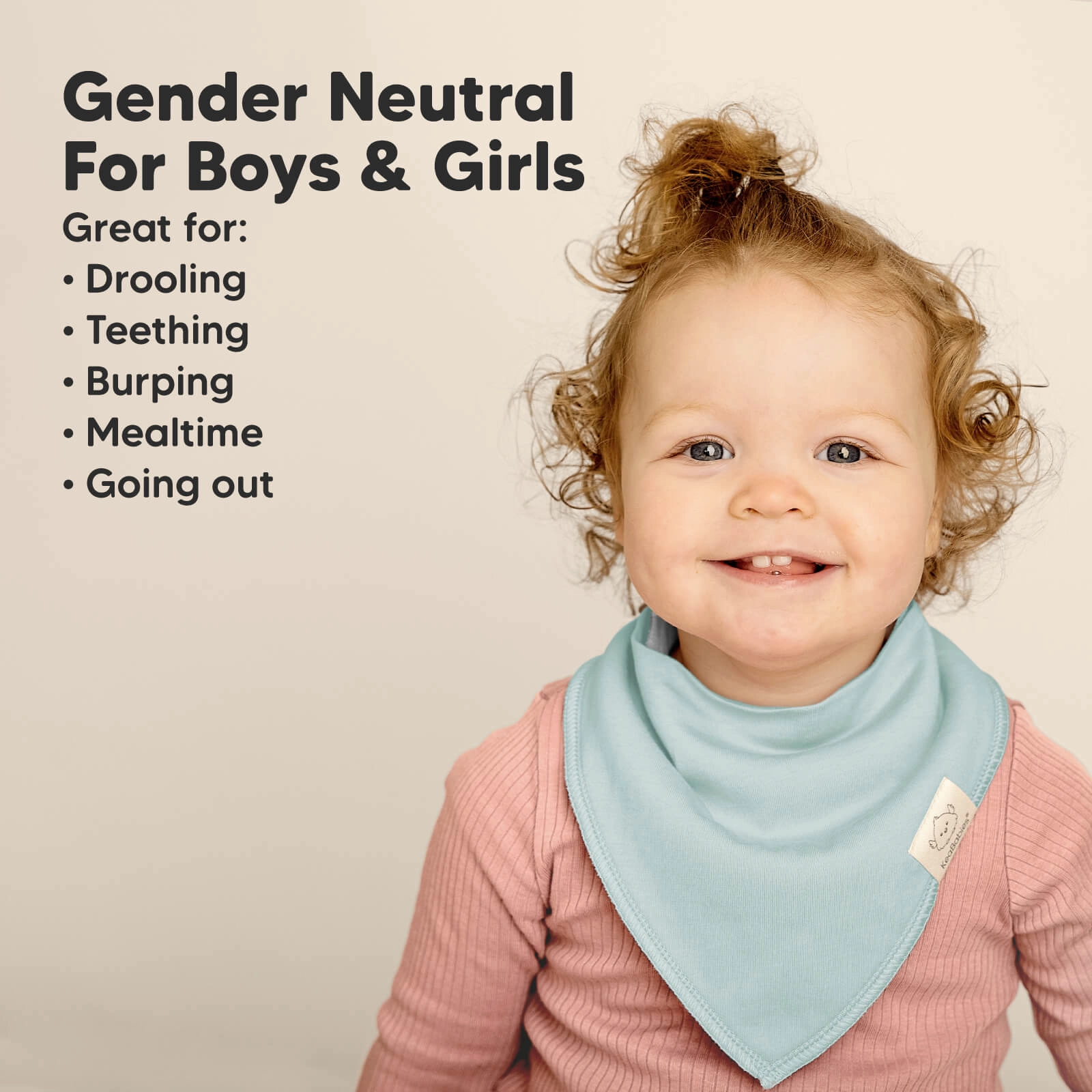 8-Pack Organic Bandana Bibs (Hunter)