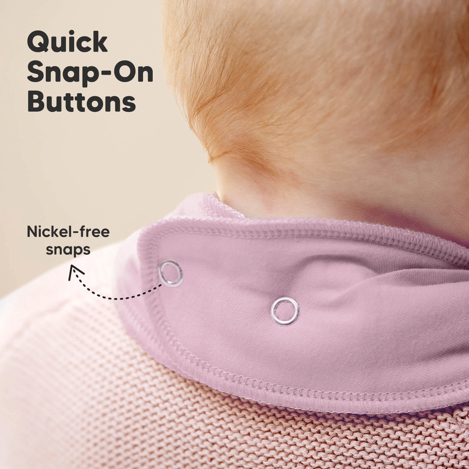 8-Pack Organic Bandana Bibs (Mauve)