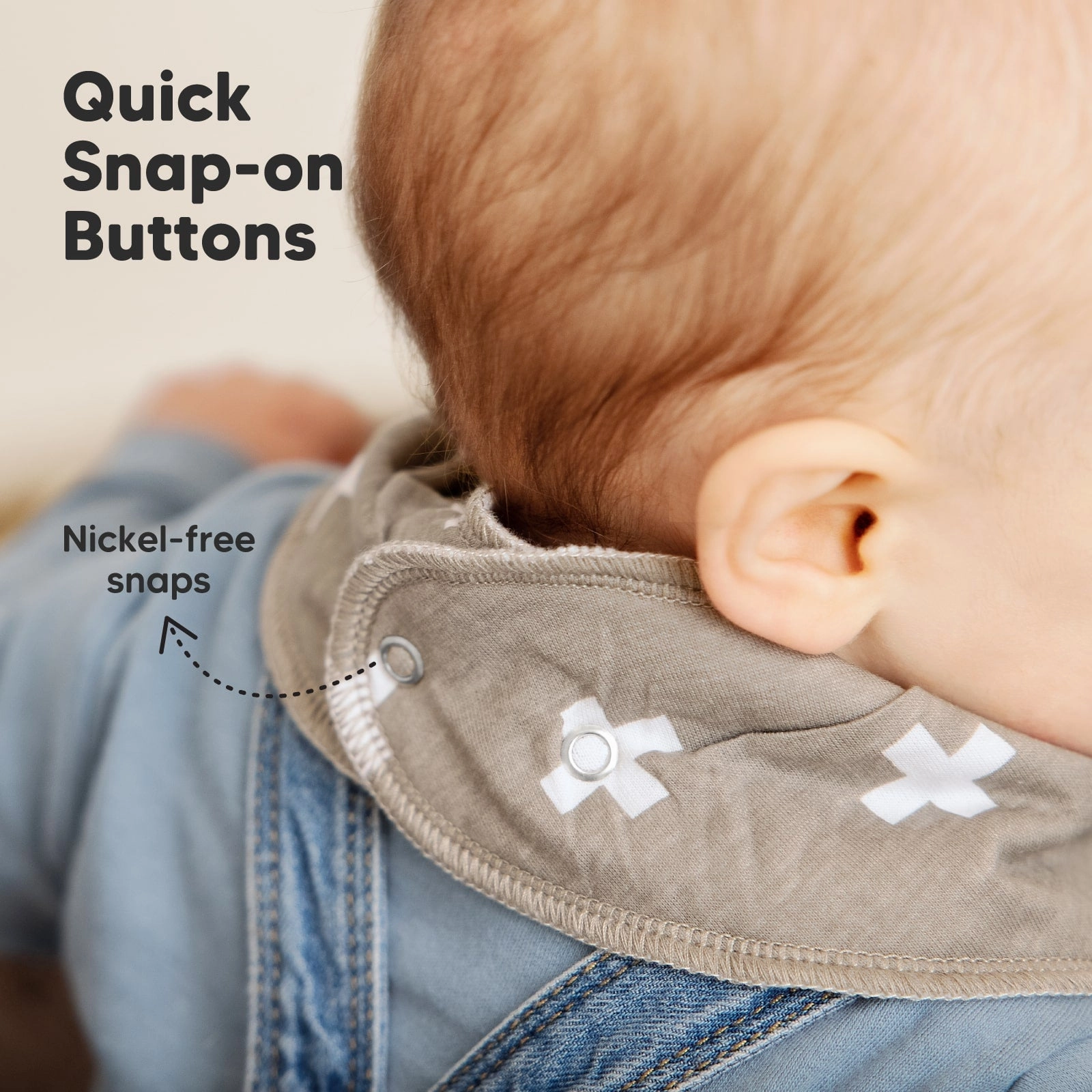 8-Pack Organic Bandana Bibs (Muted Pastel)