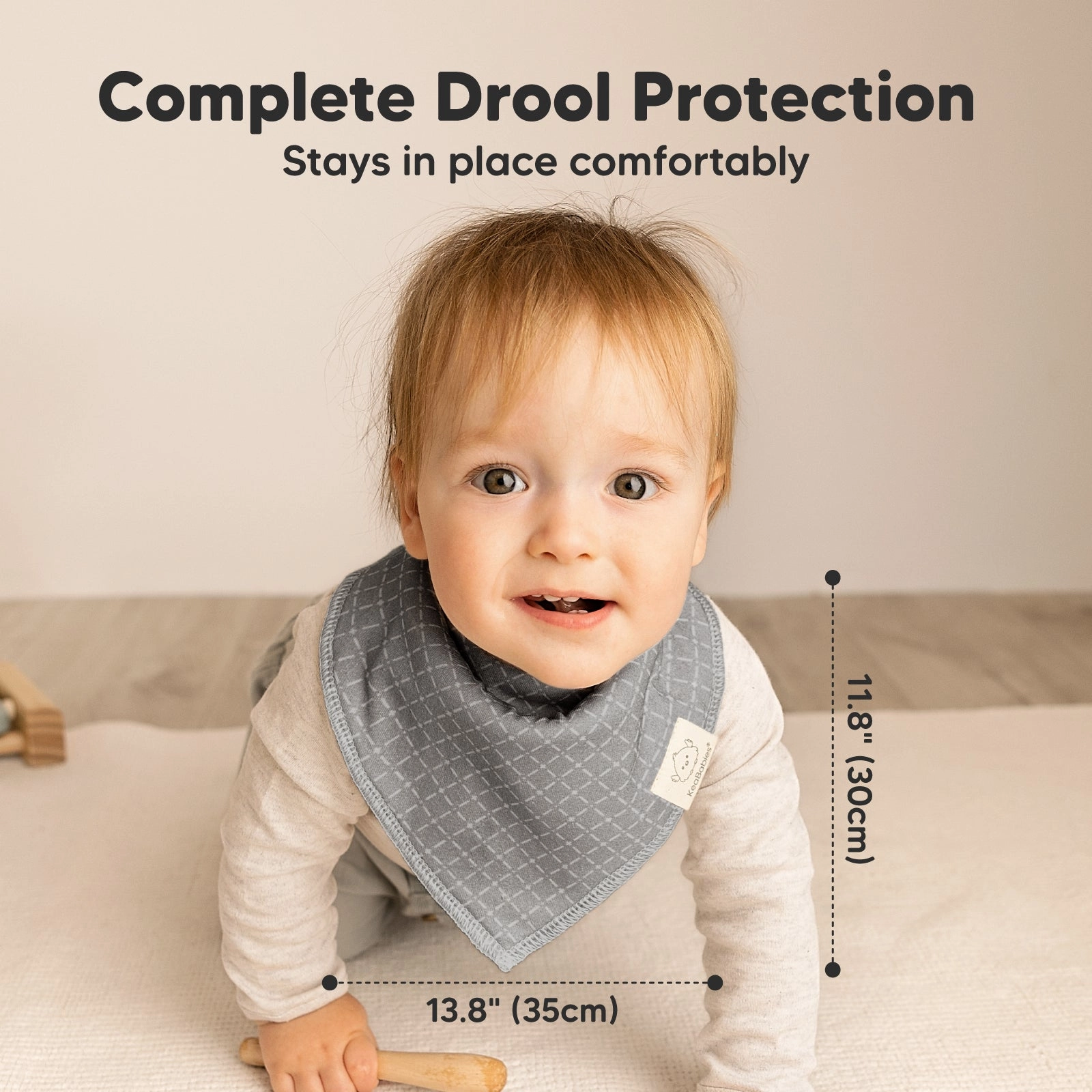 8-Pack Organic Bandana Bibs (Nordic)