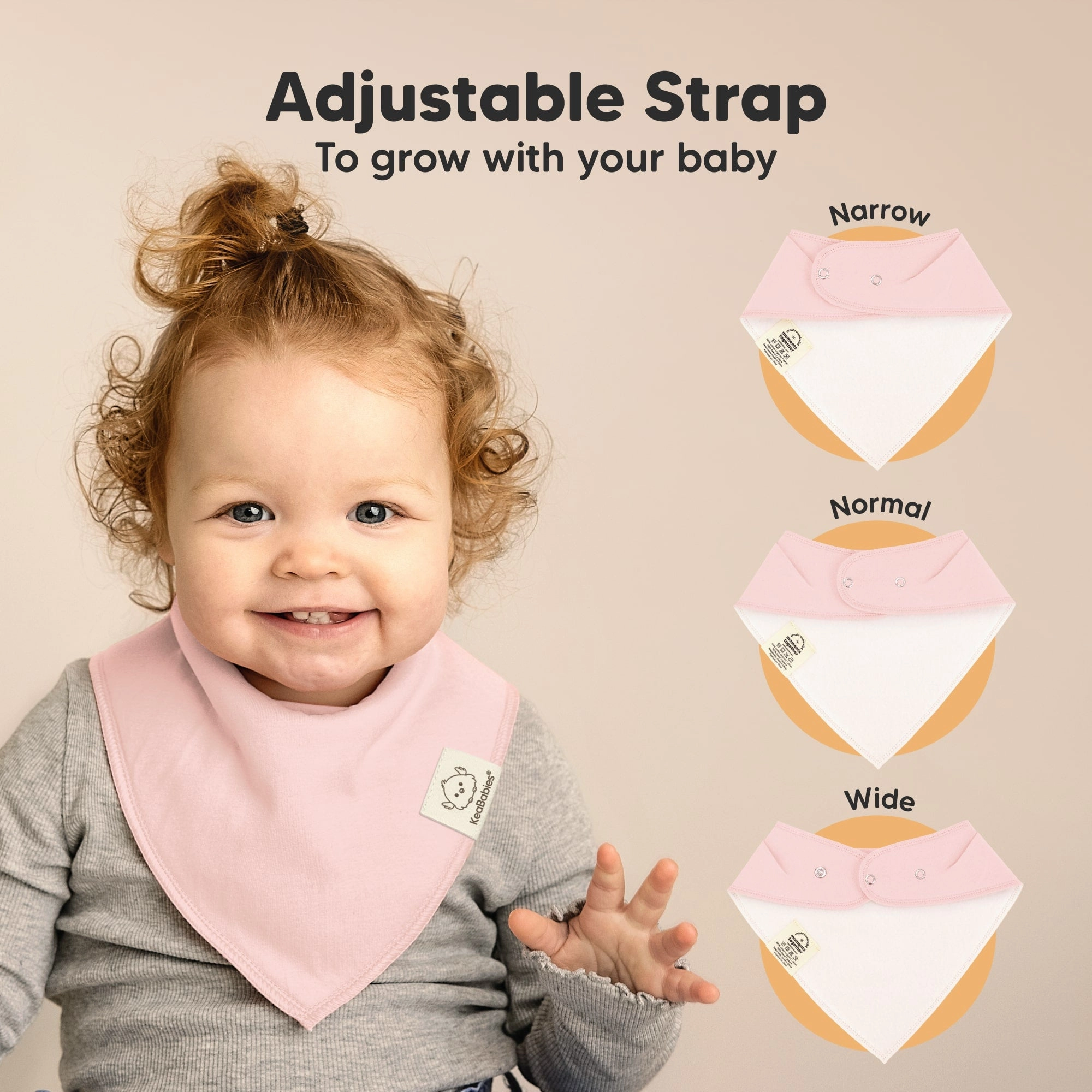 8-Pack Organic Bandana Bibs (Spring)