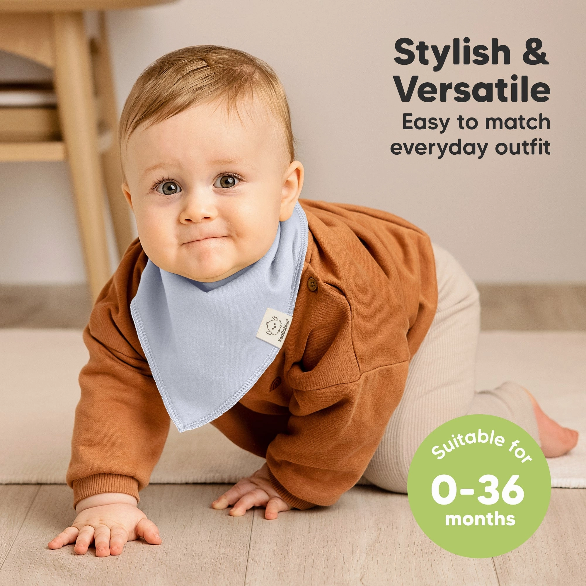 8-Pack Organic Bandana Bibs (Spring)