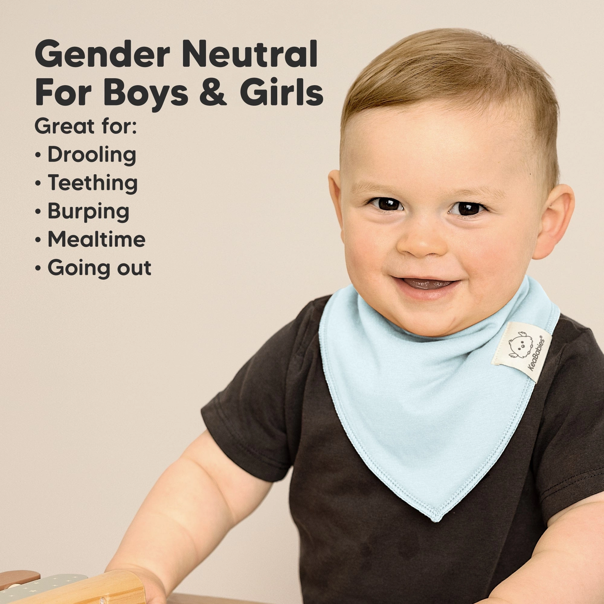 8-Pack Organic Bandana Bibs (Spring)
