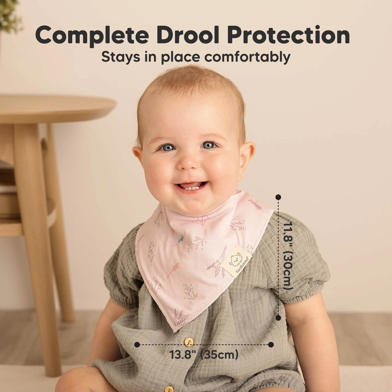 8-Pack Organic Bandana Bibs (Sweet Charm)